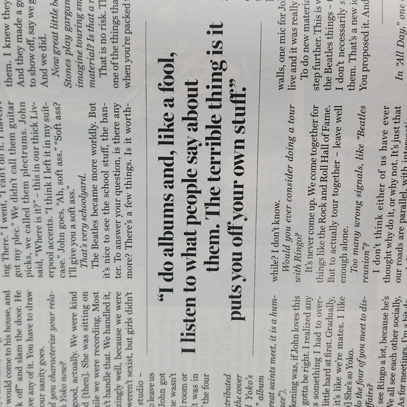 PAUL MC CARTNEY ROLLING STONE 1268, AUGUST 25, 2016 VG+ CONDITION - Picture 14 of 16